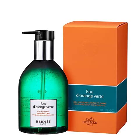 Hermes Eau D'orange Verte Hand and Body Cleansing Gel, 10.1 oz.